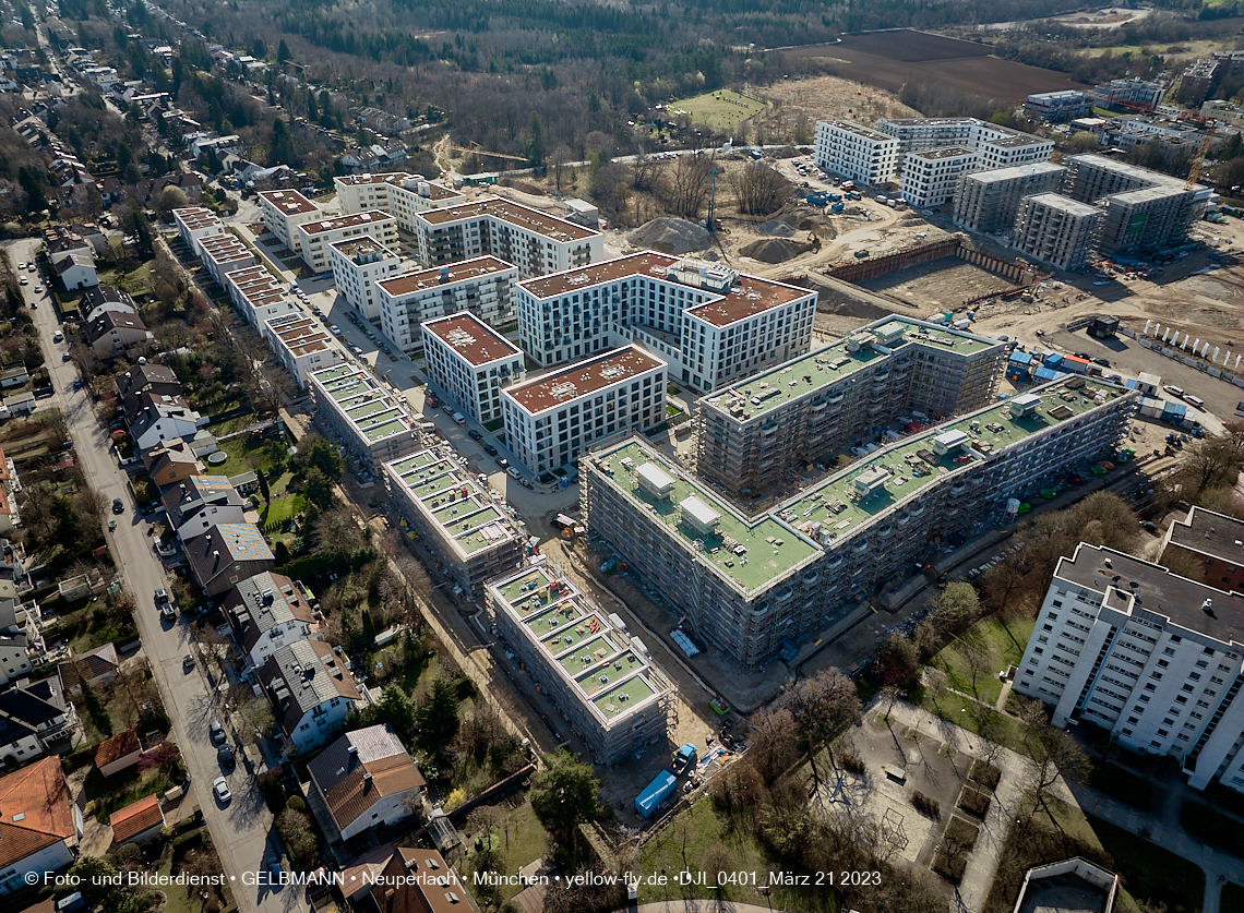 22.03.2023 - Baustele und Wohnanlage Alexisquartier